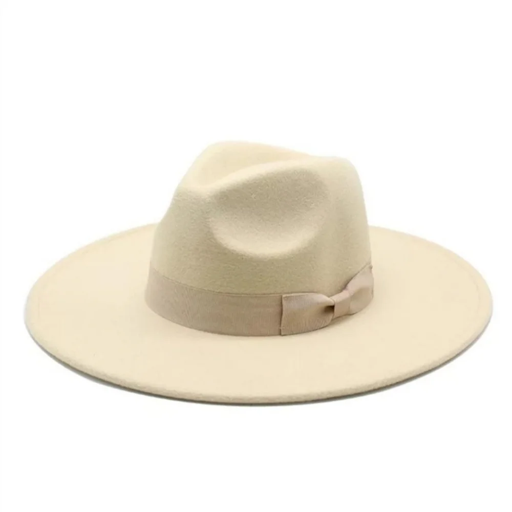 Large Size Wide Brim Unisex Fedora Hat